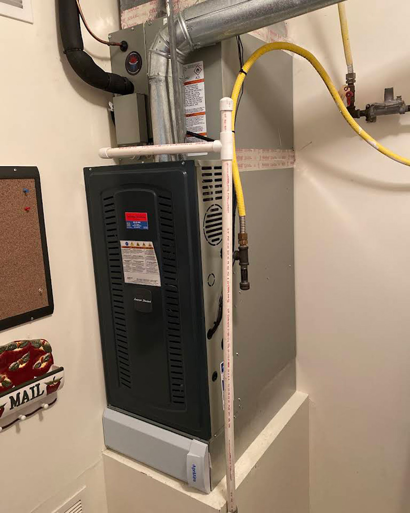 newly installed furnace