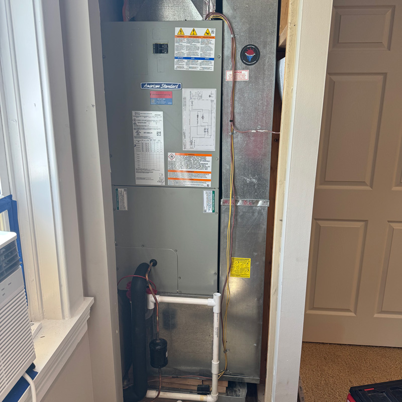 furnace in someones home